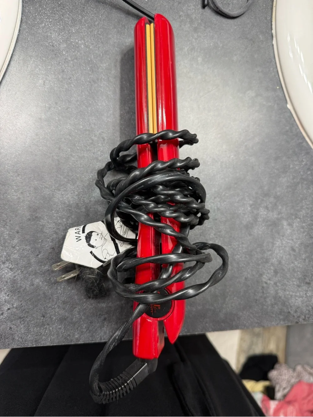 CHI Red Ceramic Hair Straightener - Professional Styling Iron